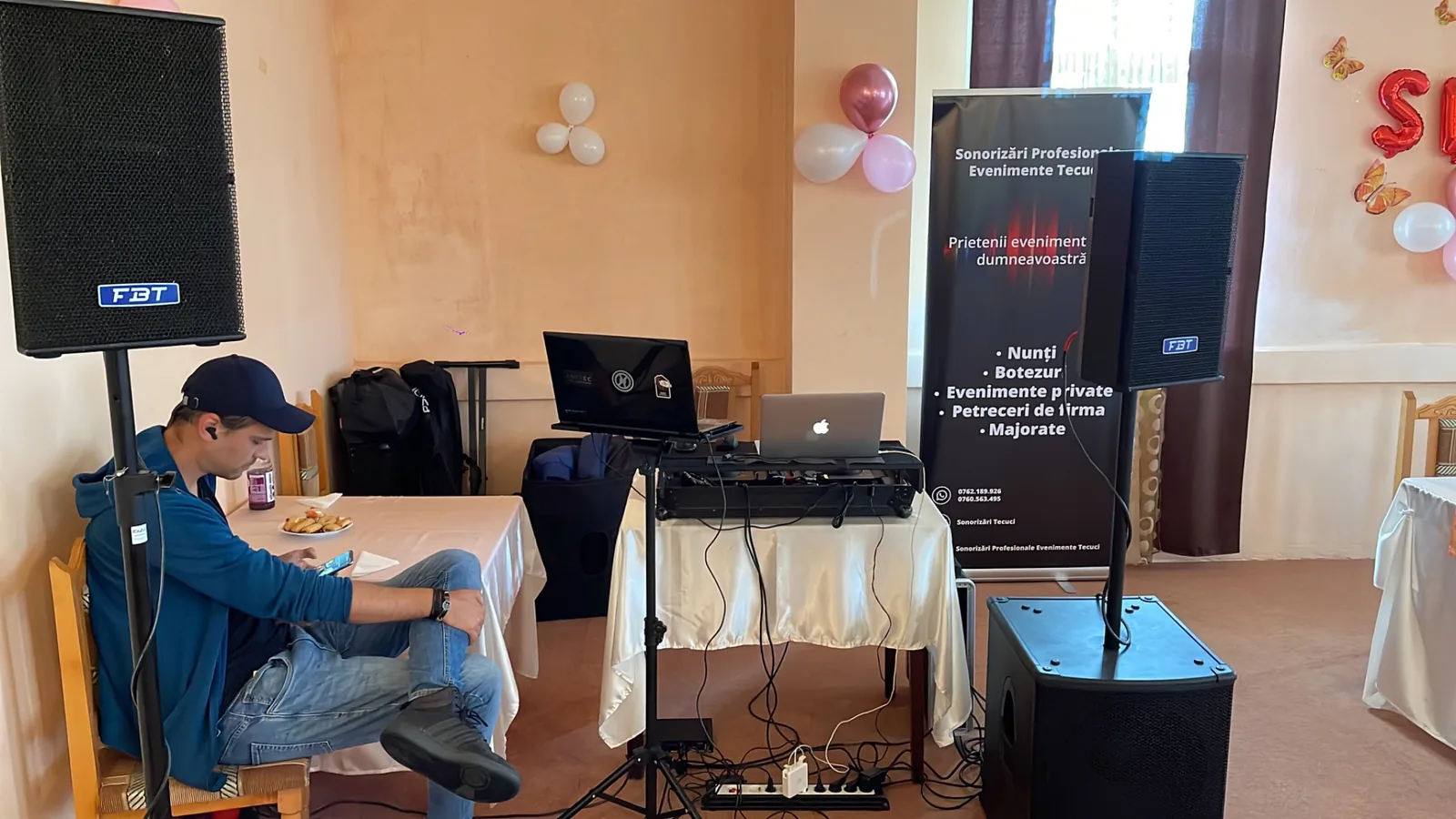 Sală elegantă pentru eveniment