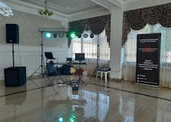 Sonorizare profesională și lumini pentru eveniment în salon
